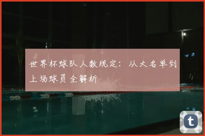 世界杯球队人数规定：从大名单到上场球员全解析